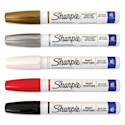 Sharpie Oil-Based Paint Marker Set - Assorted and Metallics, Medium Point, Set of 5