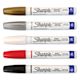 Sharpie Oil-Based Paint Marker Set - Assorted and Metallics, Medium Point, Set of 5, caps on