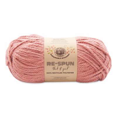 Lion Brand Re-Spun Thick and Quick Yarn - Desert Sand, 223 yards