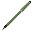 Sailor Fude De Mannen Fountain Pen - Dark Green, 55 Degree Nib