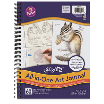 Pacon Ucreate All-In-One Journal - Front cover of Journal
