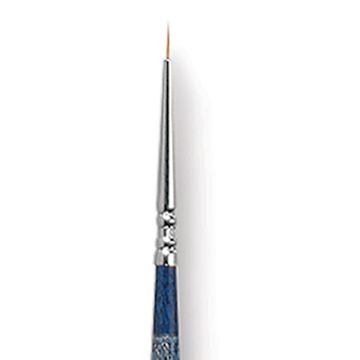 Open in modal - Escoda Optimo Kolinsky Sable Brush - Pointed Round, Long Handle, Size 3/0 close up