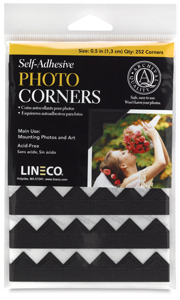 Photo Corners Mylar 1/2 240/Bx - MICA Store