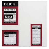Blick Premier Heavyweight Stretched Cotton Canvas - 12" x 12", 2" Profile