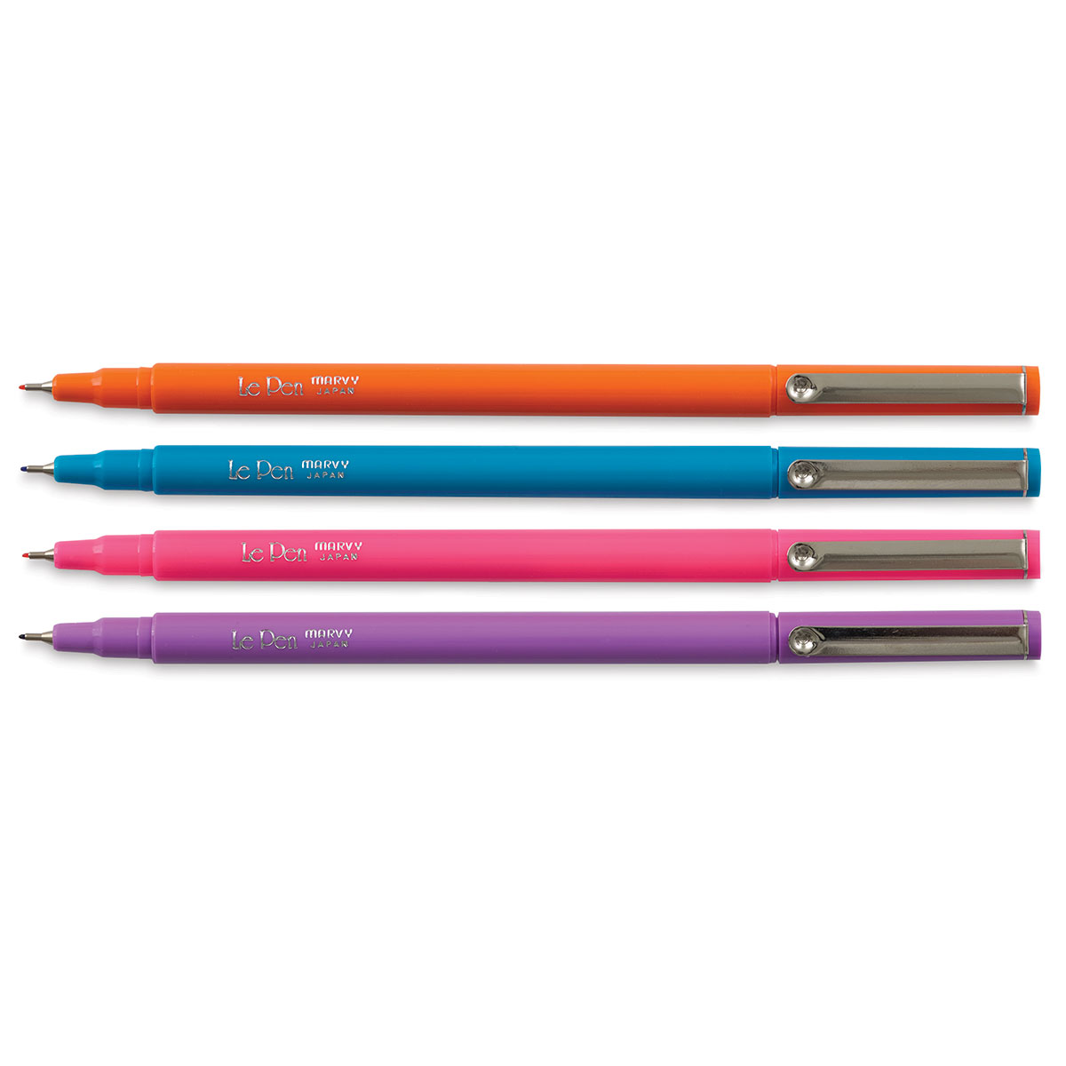 Marvy Le Pen Set of 4- Brilliant Colors (4300-4D)