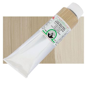 Open in modal - Old Holland Classic Oil Color - Old Holland Warm Grey Light, 225 ml tube and swatch