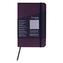 Fabriano EcoQua Plus Stitch-Bound Notebook - Wine, 3-1/2