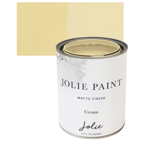 Jolie Matte Finish Paint - Cream, Quart 