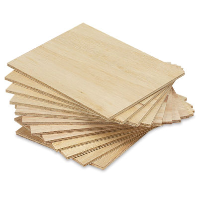 Wood Blocks - 12 Pieces, 8" x 12", White