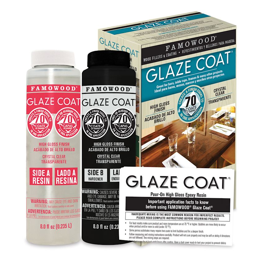 Famowood Glaze Coat Clear Epoxy Kit, Pint BLICK Art Materials