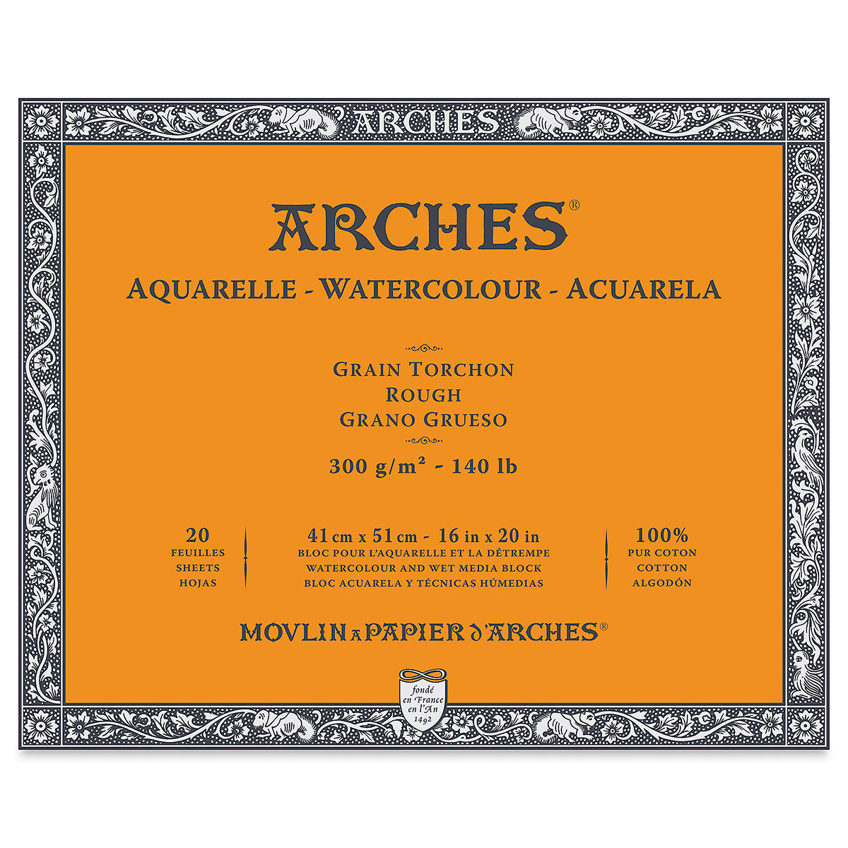 Arches Watercolor Block Gt R 300g 23x31cm 20pcs - Trendyol