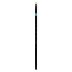 Princeton Series 6500 Aspen Synthetic Brush - Size 4, Short Oval Filbert, Long Handle