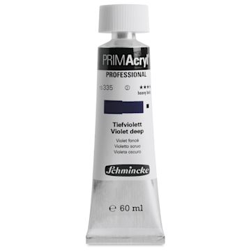 Open in modal - Schmincke Primacryl Professional Acrylic Paint - Violet Deep, 60 ml Tube