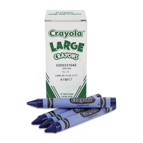 Crayola Crayons - Black, Box of 12, BLICK Art Materials