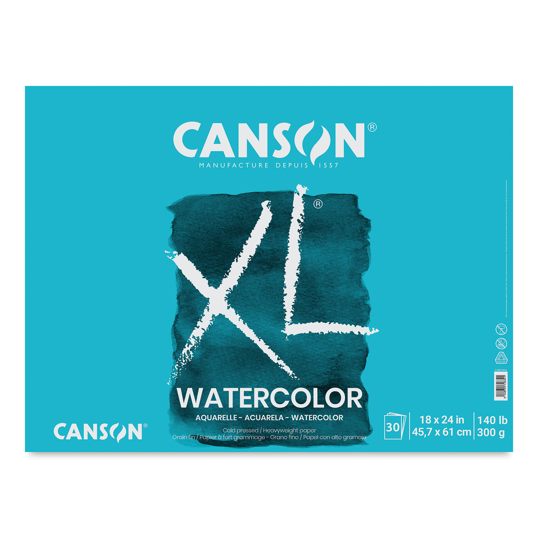 Canson Xl Watercolor Pad 7X10-30 Sheets 