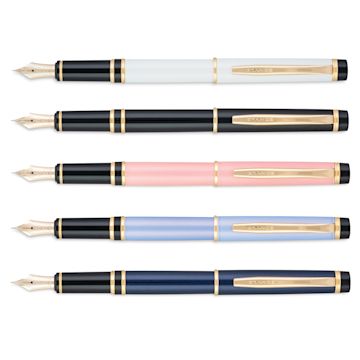 Open in modal - Pilot Grance Fountain Pens, laid out (image may show a different size nib)

