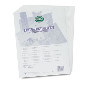 Open in modal - Arnold Grummer Couch Sheets, Pkg of 20 - 9-1/4" x 11-3/4", Pack of 20
