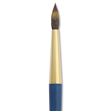 Open in modal - Isabey Isacolor Synthetic Brush - Round, Short Handle, Size 10, close-up