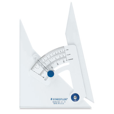 
Staedtler Mars Adjustable Triangles - Show slightly open with angle vertical