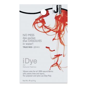 Open in modal - Jacquard iDye - True Red, Natural Fabrics, 14 g packet
