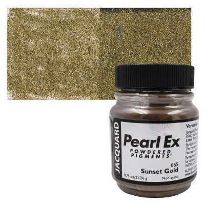 Jacquard Pearl-Ex Pigment - 0.75 oz, Sunset Gold