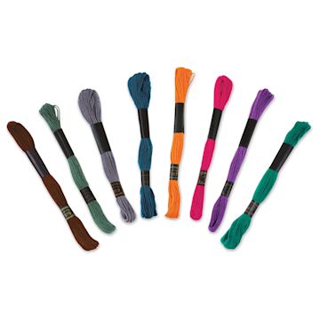 Open in modal - Needle Crafters Embroidery Floss Packs - Glamour (Out of packaging)
