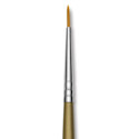 Mayco Overglaze Natural and Synthetic Blend Brush - Liner Gold, Short Handle, Size 0