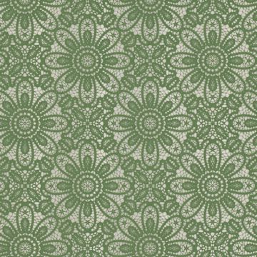 Open in modal - Elan Transfers Underglaze Transfer Sheet - Lace, Green - close-up
