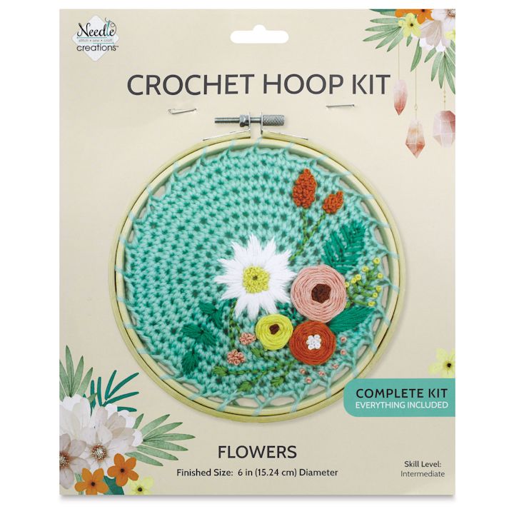 Needle Creations Crochet Hoop Kits BLICK Art Materials