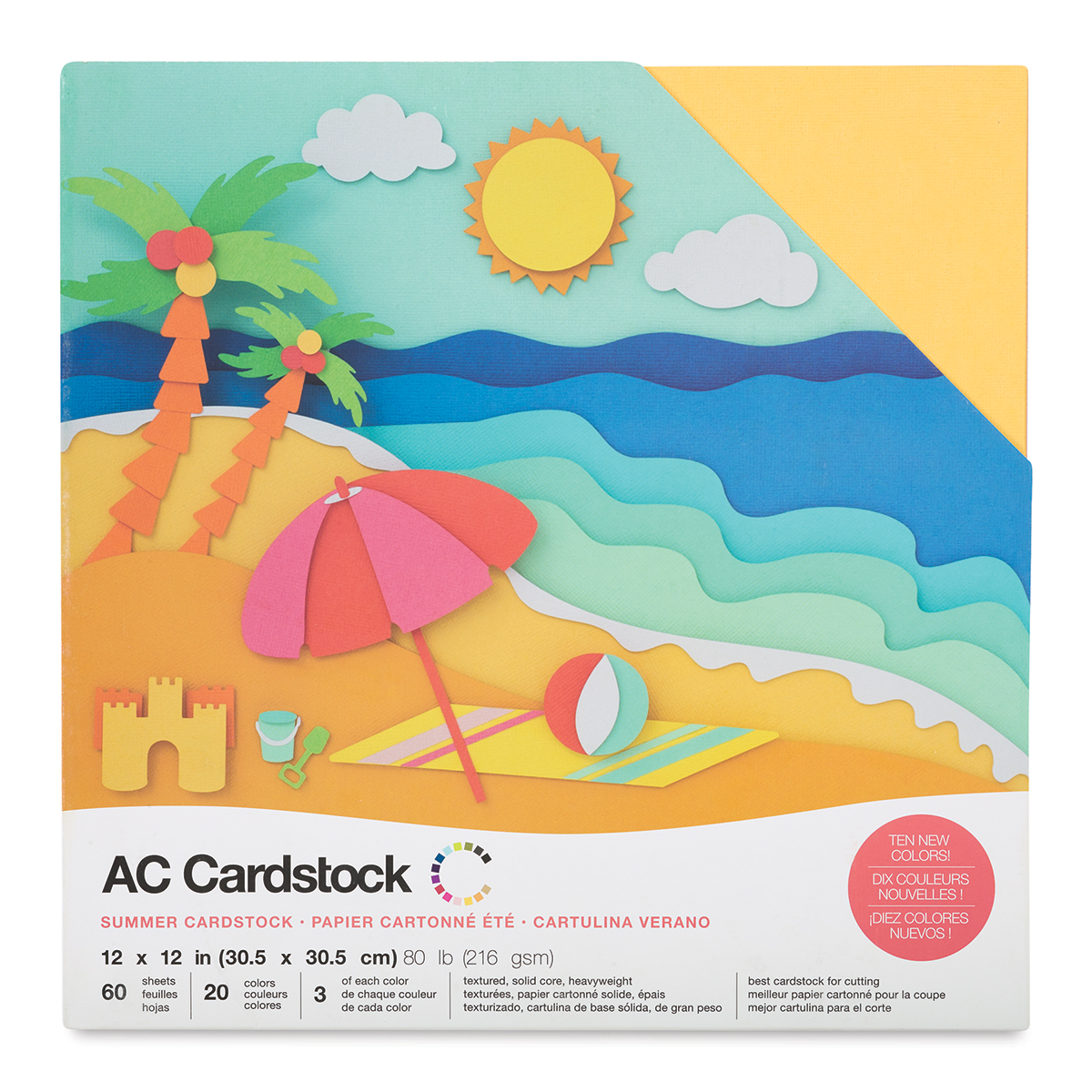 Colourful Cardstock Paper Pack – Collage Collage