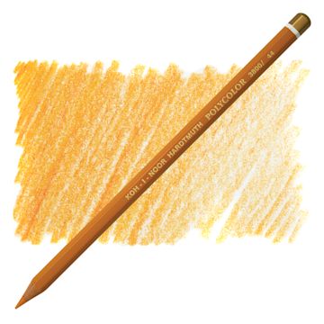 Open in modal - Koh-I-Noor Polycolor Dry Color Drawing Pencil - Naples Yellow 44, swatch and pencil