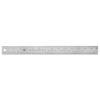 Alvin Non-Skid Stainless Steel Flex Ruler | BLICK Art Materials