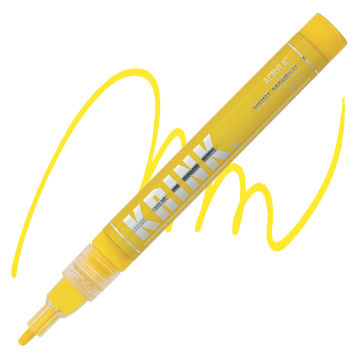 Krink K-11 Acrylic Paint Markers - Yellow, 3 mm