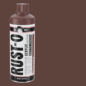 Open in modal - Rust-Oleum Rust-O Artist Acrylic Spray Paint - Bittersweet, Can and Swatch