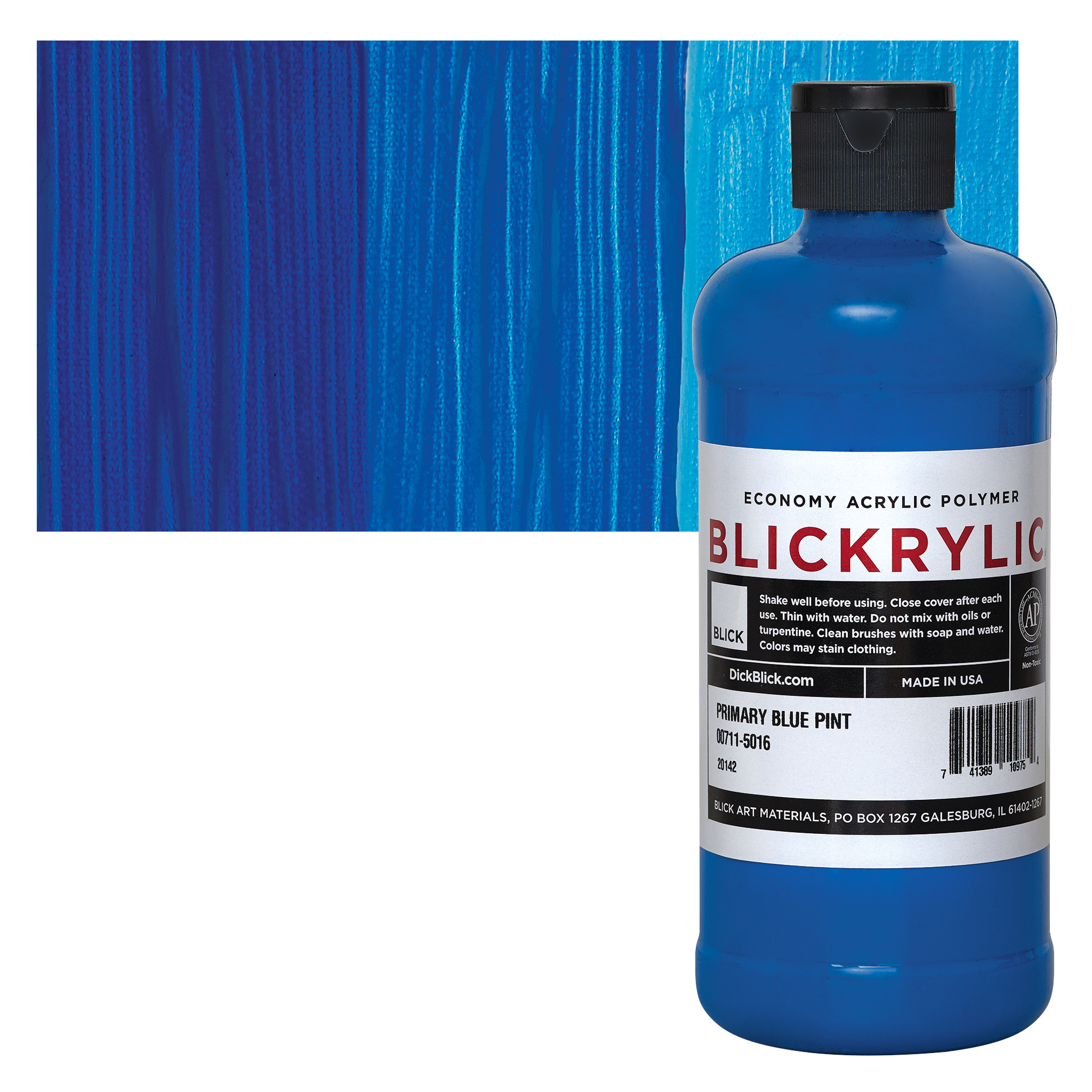 Blickrylic Student Acrylics - Fluorescent Colors, Set of 6, 2 oz