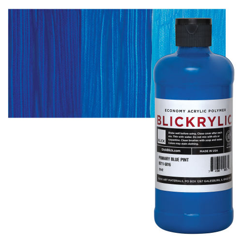 Blickrylic Student Acrylics - Titanium White, Half Gallon