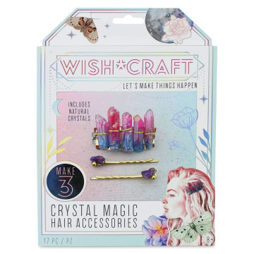 WishCraft Crystal Magic Hair Accessories Kit (front of packaging)