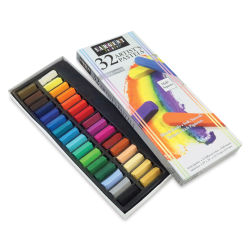 Sargent Art Square Chalk Pastels - Assorted Colors, Set of 32