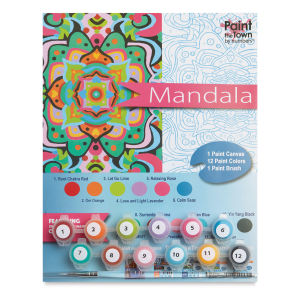 Paint The Town By Numbers Mandala Kit