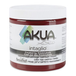 Akua Intaglio Ink - Cadmium Red Medium Hue, 237 ml