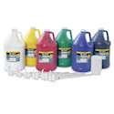 Blick Student Tempera Paints - Set of 6, Pump Kit, Basic Colors, Gallon