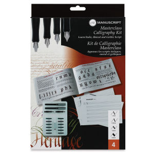 Manuscript Masterclass Calligraphy Kit (front of package)