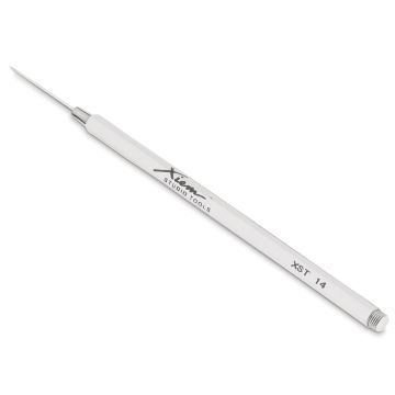Xiem Studio Needle Tools - Porcelain Needle tool shown at angle
