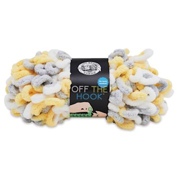 Open in modal - Lion Brand Off The Hook Yarn - Lemon Drop