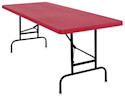 National Public Seating Corp. Adjustable Height Folding Table - 22