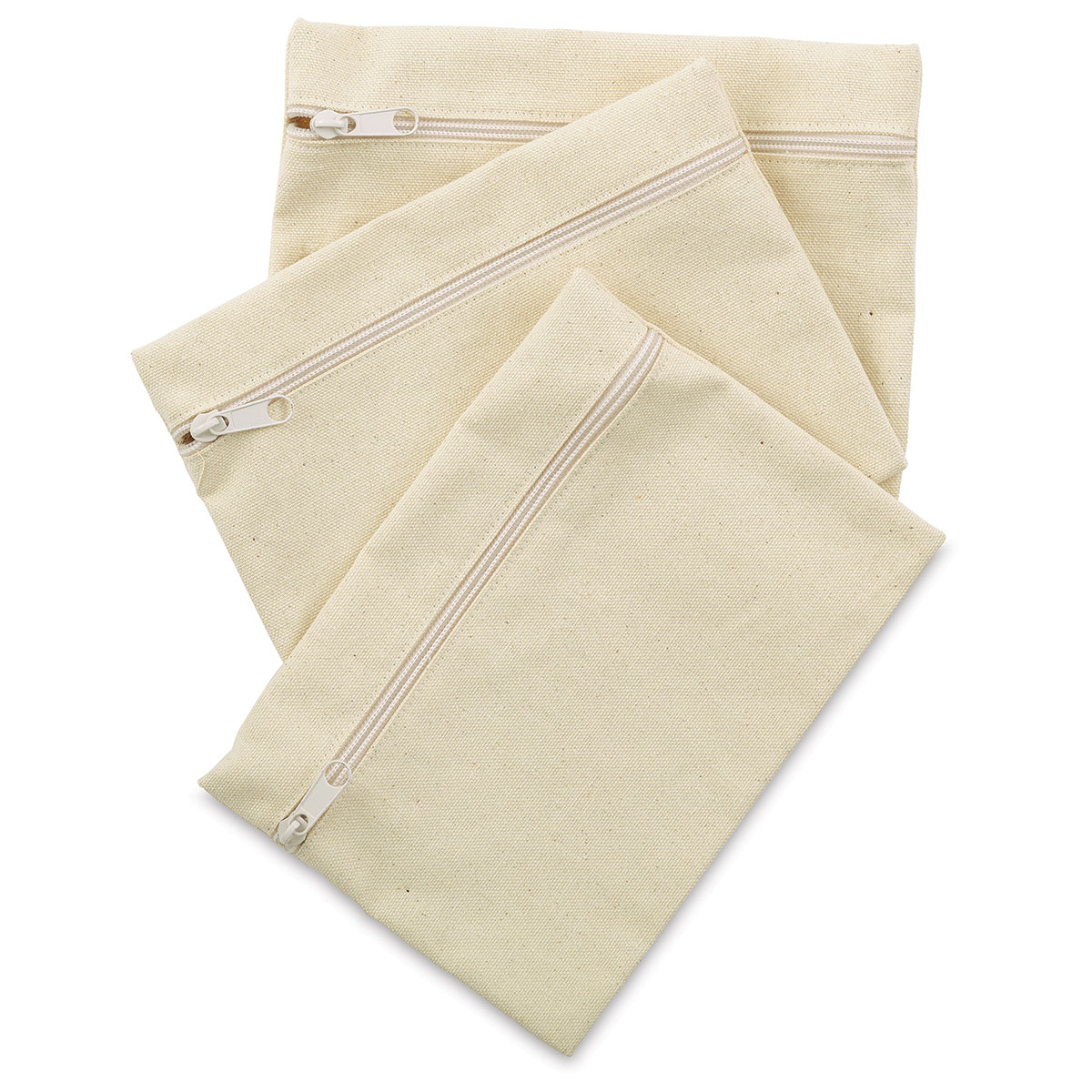 Natural Cotton Zipper Bags
