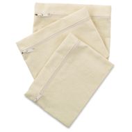 Wear'm Natural Cotton Zipper Bags