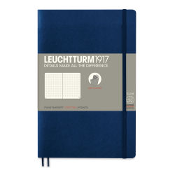 Leuchtturm1917 Dotted Softcover Notebook - Navy, 5" x 7-1/2"