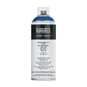 Liquitex Professional Spray Paint - Phthalo Blue (Red Shade), 400 ml can
