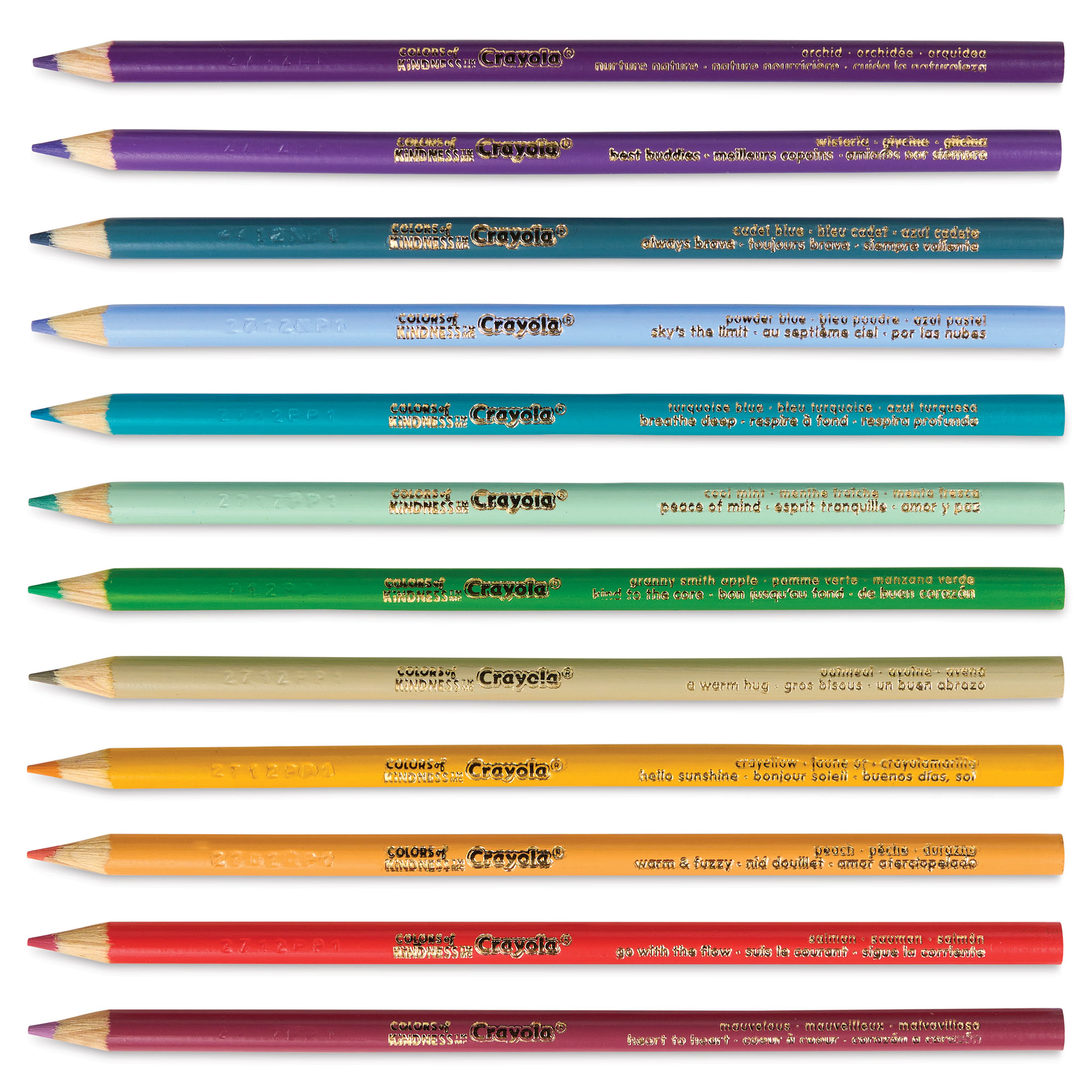 New! Crayola Colors of Kindness Colored Pencils: Swatches and
